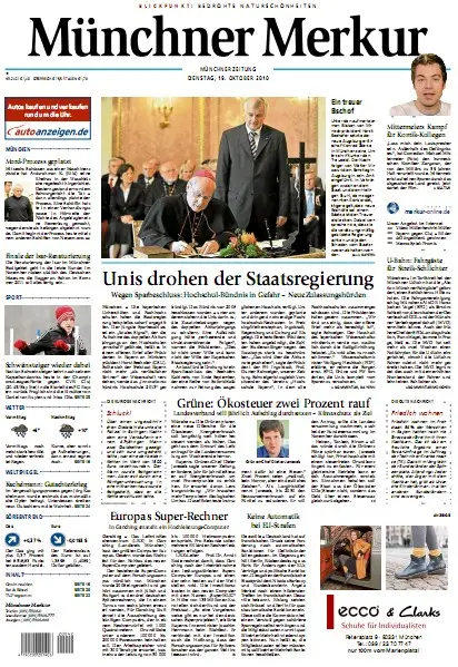 Münchner Merkur vom 19. Oktober 2010