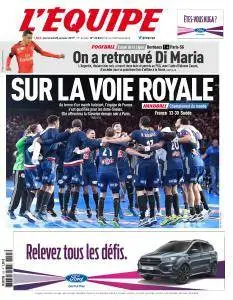 L'equipe du Mercredi 25 Janvier 2017