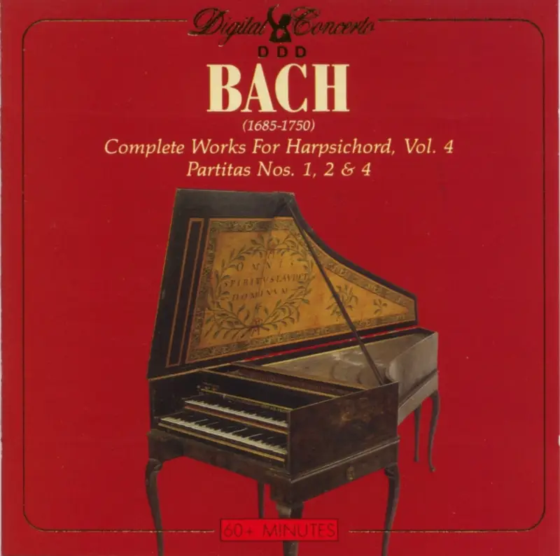 J.S.Bach - Partitas 1-6 (Vol.4 Partitas 1, 2, 4), Christiane Jaccottet, harpsichord