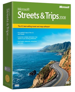 Microsoft Streets & Trips 2008 DVD