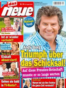 Das Neue – 25. August 2018
