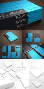 CreativeMarket Book Cover Mock-up's