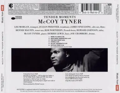 McCoy Tyner - Tender Moments (1967) {Blue Note RVG Edition 7243 5 96510 2 6 rel 2004}