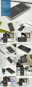 New iPhone 6 Mockup - 11 poses