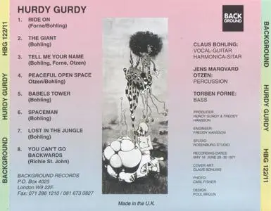 Hurdy Gurdy - Hurdy Gurdy (1971)