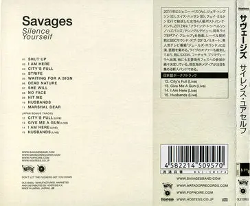 Savages - Silence Yourself (2013) [Japanese Edition]