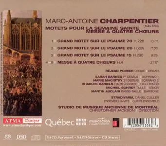 Studio de Musique Ancienne de Montréal - Charpentier: Motets pour la semaine sainte, Messe à quatre choeurs (2005)