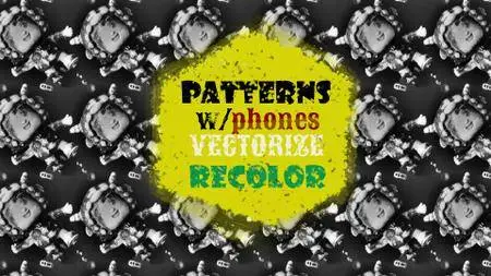 Pattern Design: Create Seamless Patterns with Smart Phones, Seamless Swatches, Vectorize, Recolour