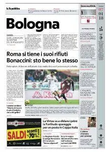 la Repubblica Bologna - 7 Gennaio 2018