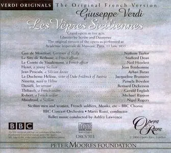 Mario Rossi, BBC Concert Orchestra - Verdi: Les Vêpres Siciliennes (2004)