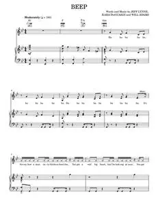 Beep - Jeff Lynne, Kara DioGuardi, Pussycat Dolls (Piano-Vocal-Guitar)