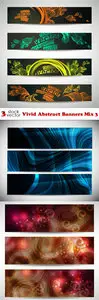 Vectors - Vivid Abstract Banners Mix 3