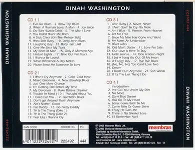 Dinah Washington - Give Me Back My Tears (2005)