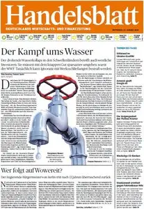 Handelsblatt vom Mittwoch, 27. August 2014