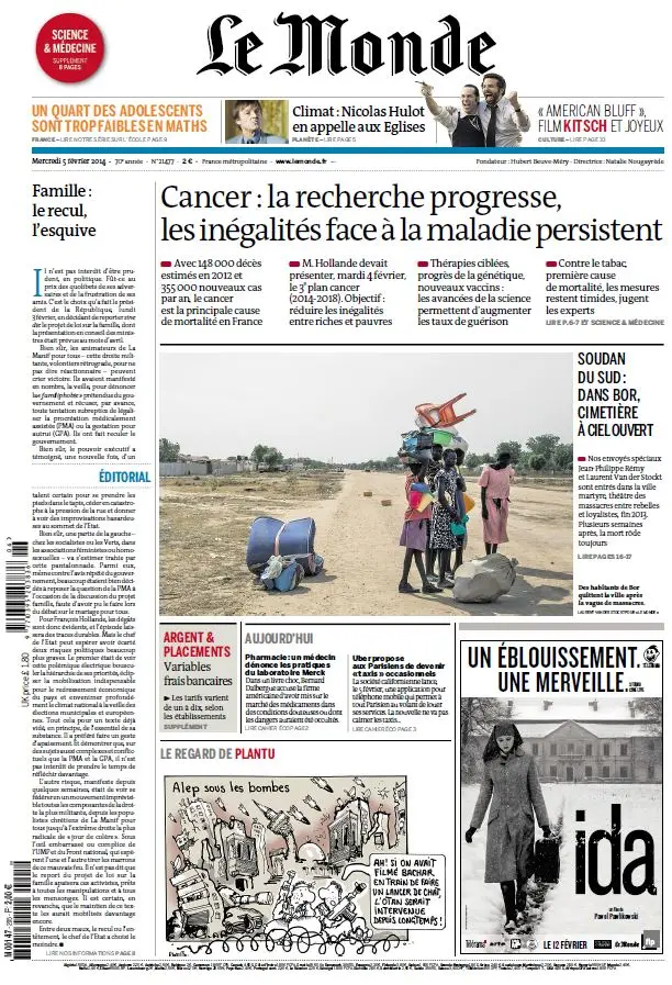 Le Monde & Suppléments du Mercredi 5 Février 2014
