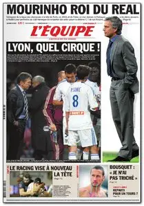 L'Equipe - Vendredi 29 Octobre 2010