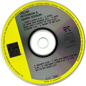 Oscar Peterson & Harry Edison (1992)