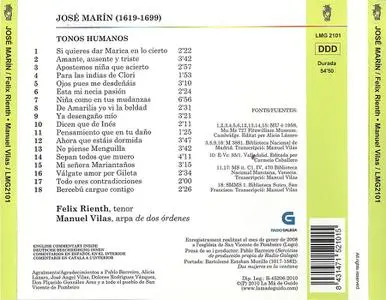 Felix Rienth, Manuel Vilas - José Marín: Tonos Humanos (2010)