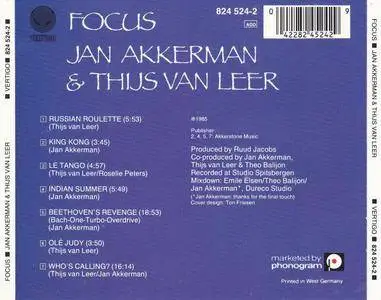 Jan Akkerman & Thijs Van Leer - Focus (1985)