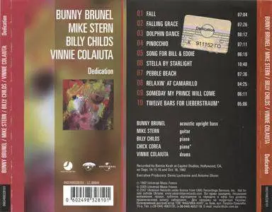 Bunny Brunel / Mike Stern / Billy Childs / Vinnie Colaiuta  - Dedication (1992) {Universal}