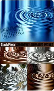 Stock Photo: Smoothly animated waves