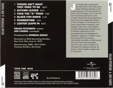 Oscar Peterson - Oscar Peterson & Jon Faddis (1975) [Remastered 2000]
