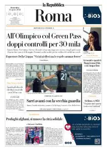 la Repubblica Roma - 22 Agosto 2021
