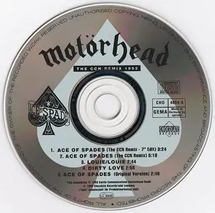 Motörhead - Ace Of Spades (The CCN Remix) (1993) [CD-S]