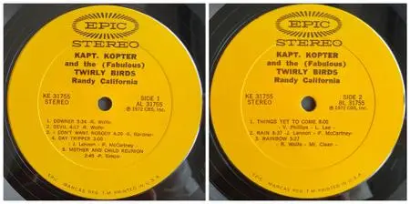 Randy California - Kapt. Kopter And The (Fabulous) Twirly Birds (24-bit/96kHz) (vinyl rip) (1972) {Epic}