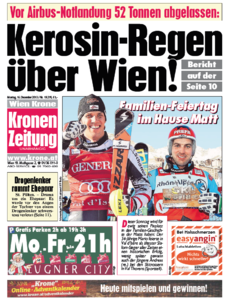 Kronen Zeitung, 16. Dezember 2013