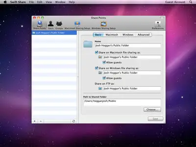 Swift Share v2.0.3 Mac OS X