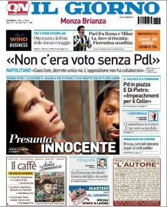 IL GIORNO DEL 07  MARZO 2010