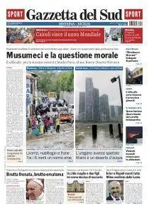 Gazzetta del Sud Messina - 11 Settembre 2017