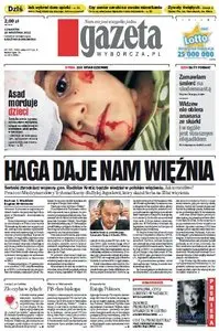 Gazeta Wyborcza from Thursday, 20. September 2012