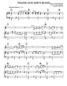 Thank God She's Blind - Joe DiPietro, The Toxic Avenger Musical (Piano-Vocal-Guitar)
