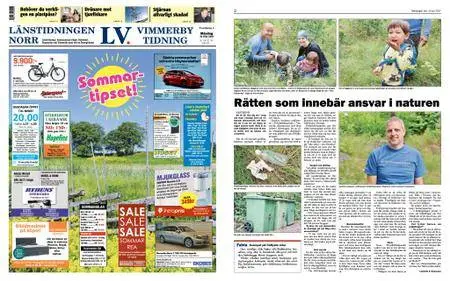 Vimmerby Tidning – 10 juli 2017