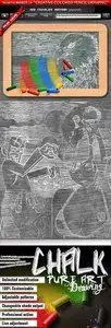GraphicRiver Pure Art Chalk Drawing