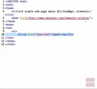 educator - Computer Science: HTML (Repost)