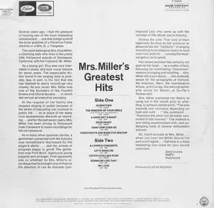 Mrs. Elva Miller - Mrs. Miller's Greatest Hits (1966)