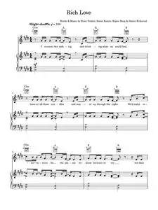 Rich Love (featuring Seeb) - OneRepublic, Seeb (Piano-Vocal-Guitar (Piano Accompaniment))