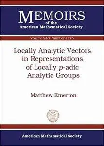 Locally Analytic Vectors in Representations of Locally $p$-Adic Analytic Groups