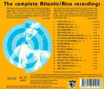 Betty Lavette - Souvenirs: The Complete Atlantic/Atco Recordings (2001)