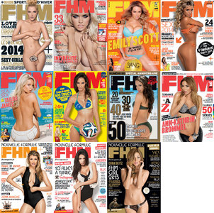 FHM France Magazine - 2014 Full Year Issues Collection (True PDF)