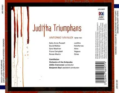 Attilio Cremonesi, Orchestra of the Antipodes - Antonio Vivaldi: Juditha Triumphans (2008)