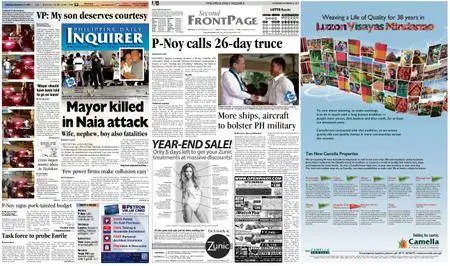 Philippine Daily Inquirer – December 21, 2013