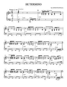 Se Termino (C'est fini) - Astor Piazzolla, Perez Prado (Piano Solo)