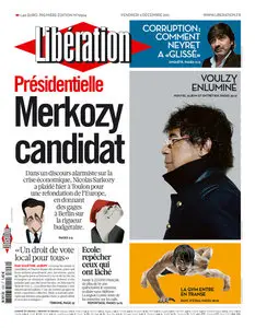 Libération du Vendredi 2 Décembre 2011