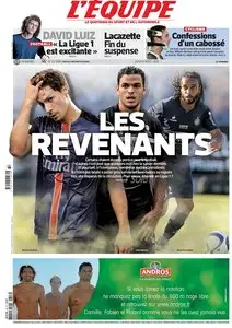 L'Equipe du Jeudi 6 Août 2015