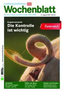 Bayerisches Landwirtschaftliches Wochenblatt Oesterreich - 13. August 2020