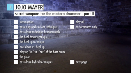 Jojo Mayer - Secret Weapons For The Modern Drummer - Part 2: A Guide to Foot Technique (2014)